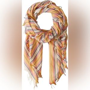 Chan Luu Canvas Fringe Scarf